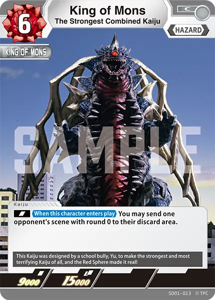 The Strongest Combined Kaiju King of Mons SD01-013