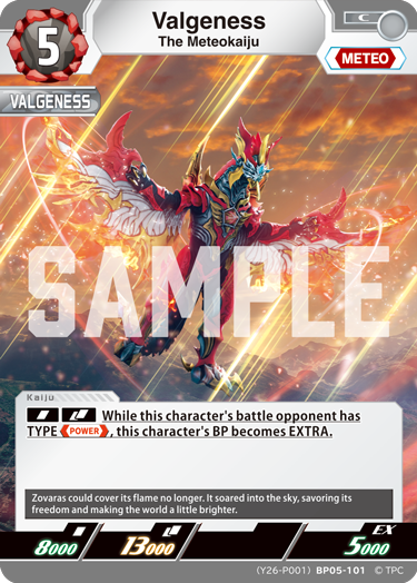 The Meteokaiju Valgeness (Y26-P001)BP05-101