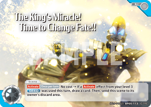 The King's Miracle! Time to Change Fate!! (Y26-P002)BP05-113