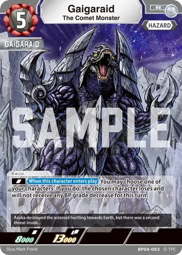 The Comet Monster Gaigaraid BP04-093