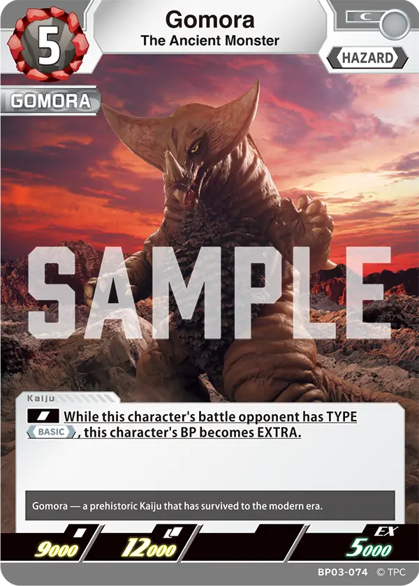The Ancient Monster Gomora BP03-074