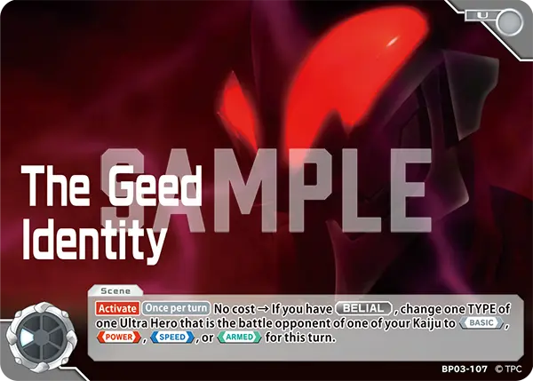 The Geed Identity BP03-107