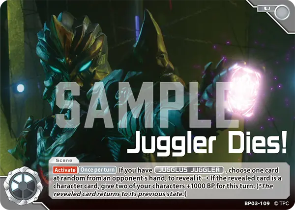 Juggler Dies! BP03-109