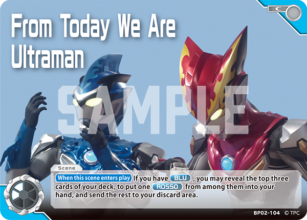From Today We Are Ultraman BP02-104